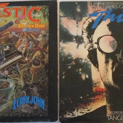 1 Elton John LP vinyl album, 1 Sound track to Thief