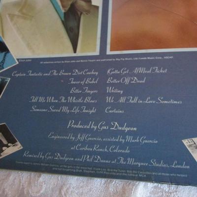 1 Elton John LP vinyl album, 1 Sound track to Thief