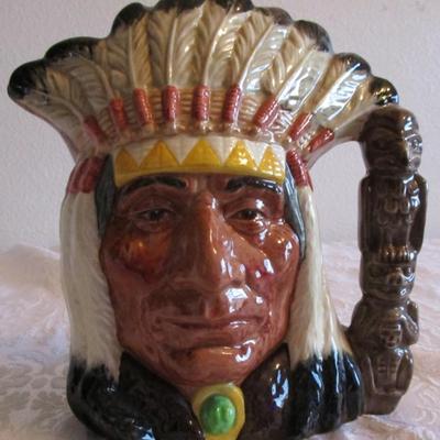 Royal Doulton mug, North American Indian