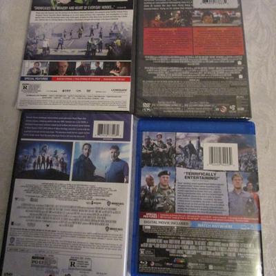 3 DVDs, 1 Blue Ray