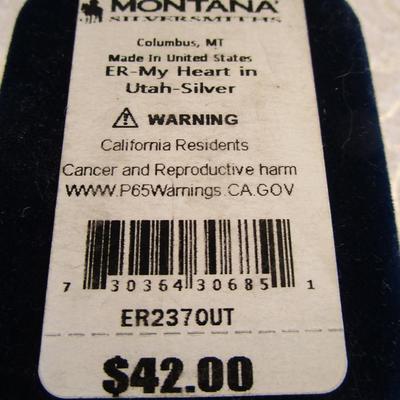 Montana Silversmith Utah pierced earrings