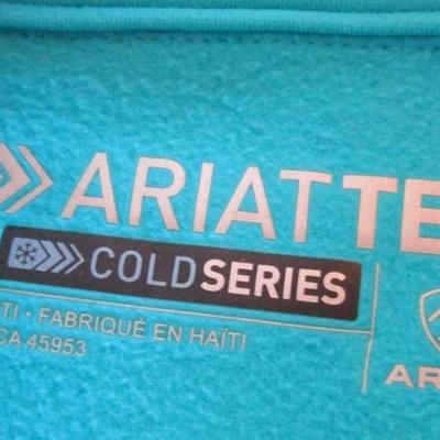 Ariat pull-over sweatshirt, Jacket, turquoise, women's XL