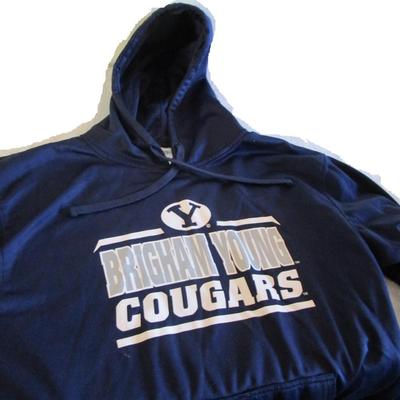 BYU long-sleeve hoodie,   42-44 (large), Navy blue