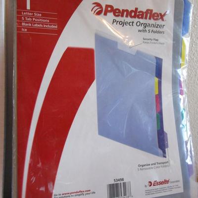Auto tape dispenser, notebook paper, Pendaflex dividers & other office supplies