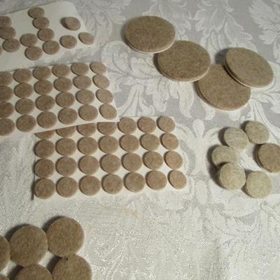 Round furniter felt pads, table wiggle stopper