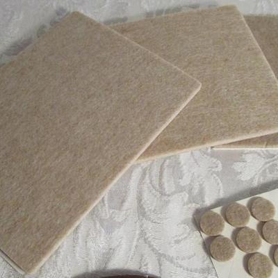 Round furniter felt pads, table wiggle stopper