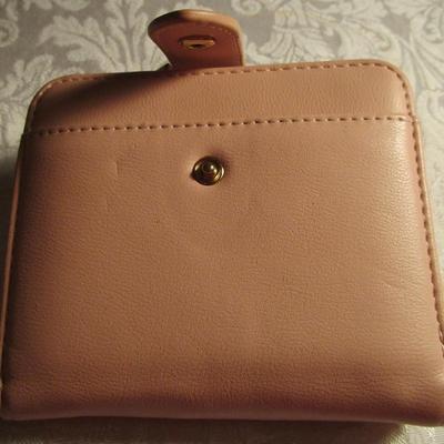 Faux Louis Vuitton handbag, Signice pink wallet