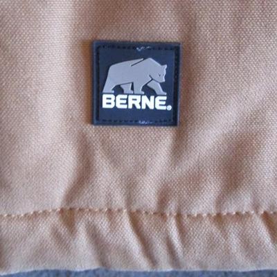 Berne 3XL men's denim fleece-lined vest