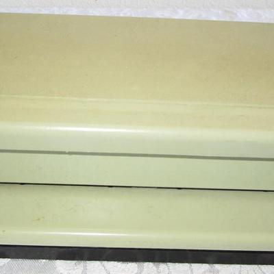 Shipping tape dispenser, 3-hole punch, Air duster, Expo eraser, picture hanging screws