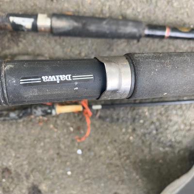 Fishing Poles Lot - Penn Diawa Some Guides Missing