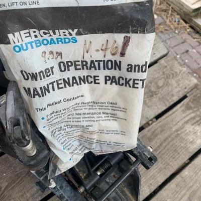 Mercury Outboard Boat Motor