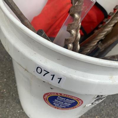 Large Drill Bits Lot