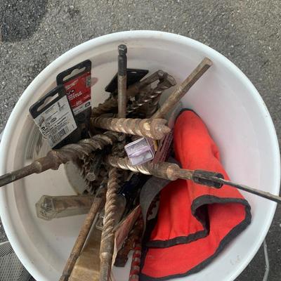 Large Drill Bits Lot