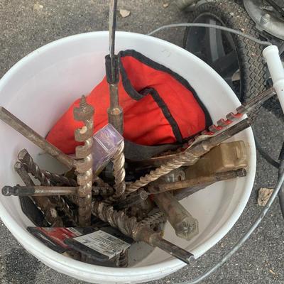 Large Drill Bits Lot