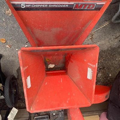 MTD 5HP Chipper / Shredder