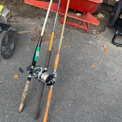 Trolling Outfits Lot Rod & Reels - Penns & Roddy