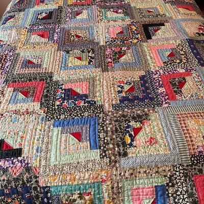 Log cabin quilt
