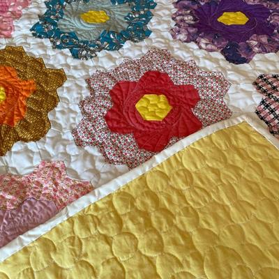 Quilt-Grandmothers flower garden