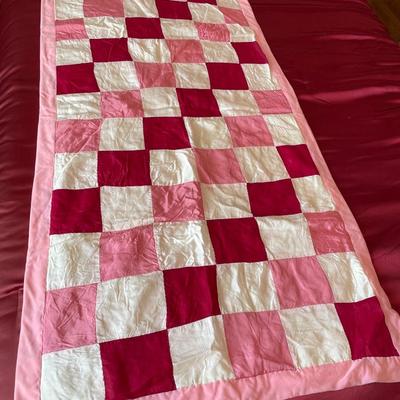 Scrappy lap size quilt