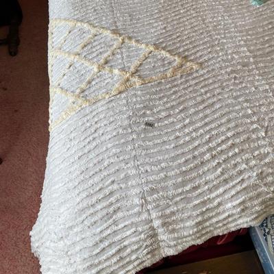 Chenille bed covering