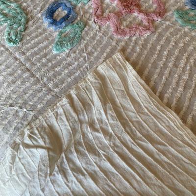 Chenille bed covering