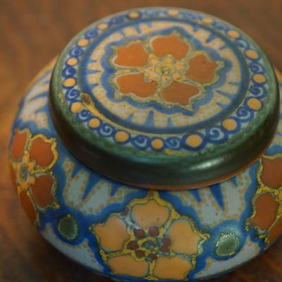 GOUDA POTTERY COVERED JAR ROBA #119