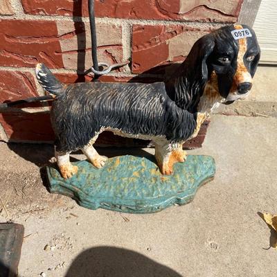Cast iron doorstop