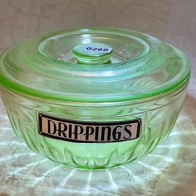 Rare drippings UV glass