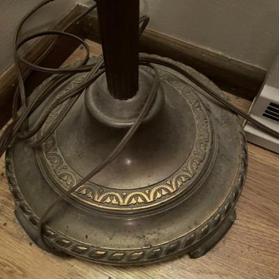 Heavenly stained glass floor lamp