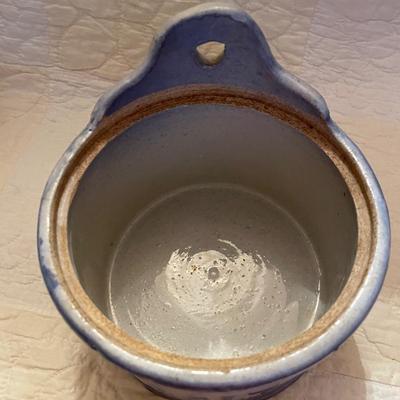 Salt box stoneware wall hanging