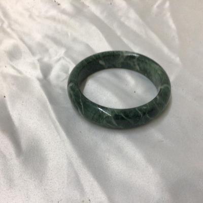 Dark Green Jade Bracelet
