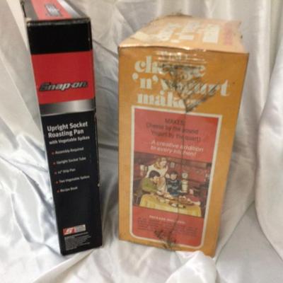 Snap On Roasting Pan and Cheese Yogurt Make NIB