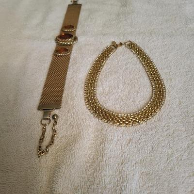 KENNETH LANE AND VINTAGE MESH CHOKERS