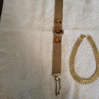 KENNETH LANE AND VINTAGE MESH CHOKERS