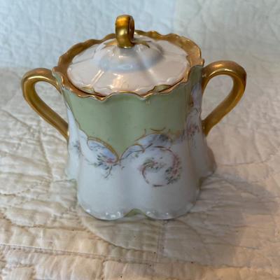 Haviland & Co France Limoges sugar & creamer