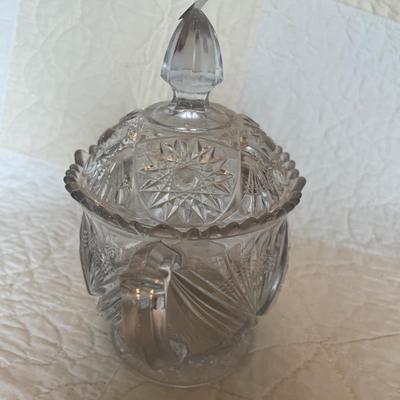 Anchor Hocking glass sugar/candy dish
