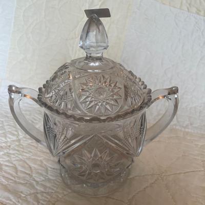 Anchor Hocking glass sugar/candy dish