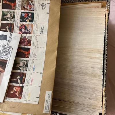 Box Full of First Day Covers Stamps 1982-1984