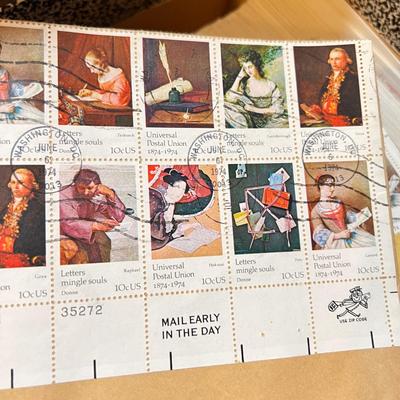 Box Full of First Day Covers Stamps 1982-1984