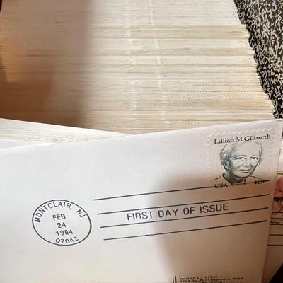 Box Full of First Day Covers Stamps 1982-1984