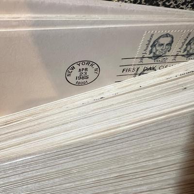 Box Full of First Day Covers Stamps 1974-1985