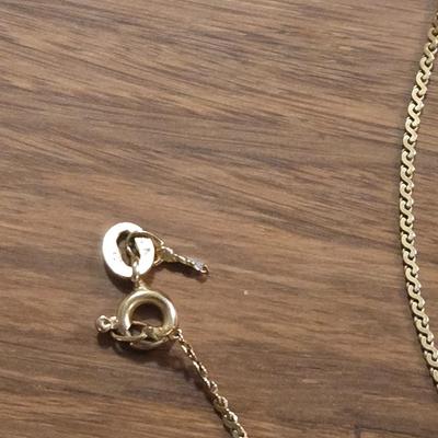 Broken 14k Gold Italian Chain