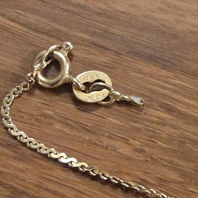 Broken 14k Gold Italian Chain