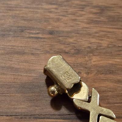 14k Gold XO Bracelet