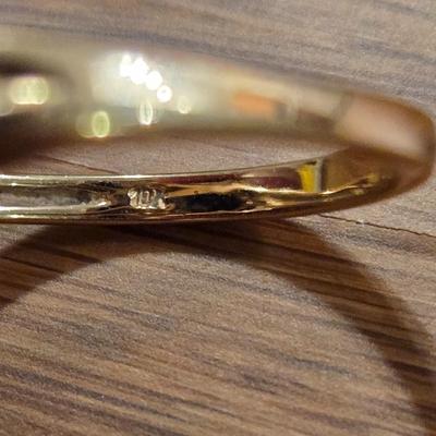 10k Gold, Sapphire, & Diamond Ring