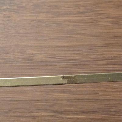 14k Gold Herringbone Necklace