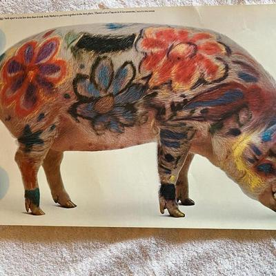 WE TOOK OUR PLUSH PIGGY BANK APART . . . . RCA ColorScanner Poster Andy Warhol, Irwin Horowitz
