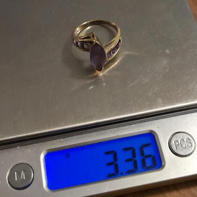 10k Gold and Amethyst Ring