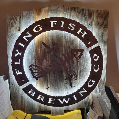 Flying Fish Brewery light