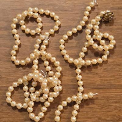 Broken Faux Pearls